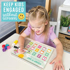 ABC Tracing Books for Kids Ages 3-5 - Dry Erase Letter Tracing for Kids Ages 3-5, Toddler Learn to Write Workbook, Busy Book Preschool Learning Activities, Toddler Preschool Workbook