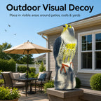 GiftExpress 16.5" Scarecrow Eagle Fake Hawk Decoy Statue, Pest Repellent, Bird Control, Garden Protectors, Outdoor Falcon Garden Décor, Eagle Repeller