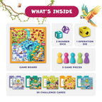 Number Hunter Math Board Game for Kids 5-7, 1st Grade & Kindergarten