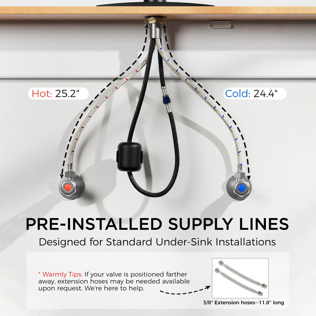 FORIOUS Kitchen Faucet with Pull Down Sprayer, Classic Brushed Gold, Single Handle High Arc Stainless Steel Kitchen Sink Faucet, 1 or 3 Hole Deck Mount for RV, Bar, Farmhouse, Laundry, Outdoor