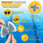 Replacement Tune-Up Kit Fit for Zodiac MX8/MX8EL Pool Cleaners – Includes High-Durability Drive Shafts, Tracks, Bearings & Control Devices – R0525100 R0526100 R0527000 R0524700 R0524800 R0524900