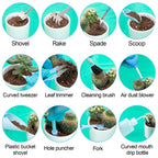 ANPHSIN 20pcs Small Gardening Tools Gifts for Women Beginners, Blue