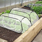 2 Pcs Pop Up Garden Rows Plant Cover,Raised Garden Beds Plants Protector