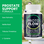 ProtoFlow Capsules, Proto Flow Supplement for Men with Advanced Maximum Strength, Premium Wellness Prostate Health Formula for Urinary Function, Comfort & Balance, Natural Ingredients Reviews (60ct)