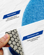 SHDIATOOL 7Pcs 4-Inch Dry Diamond Polishing Pads Grit 200 for Granite Marble Stone Sanding Pads Grinding Pads Abrasive Set