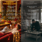 suddus Indoor String Lights with Remote, Warm White Christmas Lights Plug in with Timer, 33ft 100 LED Twinkle Fairy Lights for Bedroom Dorm Xmas Tree Wreath Wedding Garden Party Outdoor Decorations