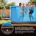 UIRWAY 18FT Round Pool Liner Pad, [2026 New 300G/M² Thicker Heavy Duty] Heavy Duty Puncture Proof Under Pool Mat for Above Ground Swimming Pools, Black Geotextile Pool Underlayment, Extend Liner Life