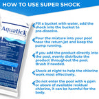Pro-Grade Chlorine Pool Shock, 68% Cal-Hypo Granular Sanitizer, Prevents Bacteria & Algae, Restores Crystal Clear Water - Shock Treatment, Swimming Pool Chemical - 24 X 1lb