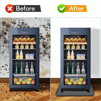 Mini Fridge Silicone Mat,19.7''x19.7''x0.5''-Fridge Drip Tray Concave and convex design is leak-Proof and Non-Slip Perfectly Compatible with Washer, Dryer, Wine Cooler, Dishwasher ect. (Grey1)