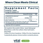 Hyperbiotics Vital Nutrients IBS Probiotic | Reduce Symptoms of IBS* | Clinically Studied Vegan probiotic for IBS Relief from Bloating, Gas, Diarrhea, & Abdominal Discomfort* | 30 Capsules