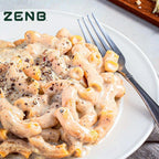 ZENB Plant Based Elbow Pasta - Made From 100% Yellow Peas, Gluten Free, Non-GMO & Vegan, 20g of Protein & 12g of Fiber In Every Serving - (Pack of 3)
