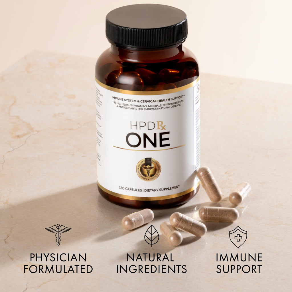 HPD Rx ONE Immunity Boost Multivitamin | Supplements for Women and Men | Advanced Immunity Defense Support | Helps Immune Response | 2-Month Supply, 360 Capsules, Pack of 2