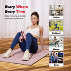 MERACH Thigh Trainer, Pelvic Floor Muscle Trainer, Inner Thigh Exercise Workout Equipment for Home Gym, Pelvic Floor Strengthening Women (Pink with Band)