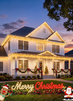 Christmas Light Clips, Shingle Gutter Clips for C7 C9 Lights, 100 Pack