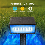 Consciot Solar Spot Lights Outdoor, Halloween Lights, 170° Wide Beam
