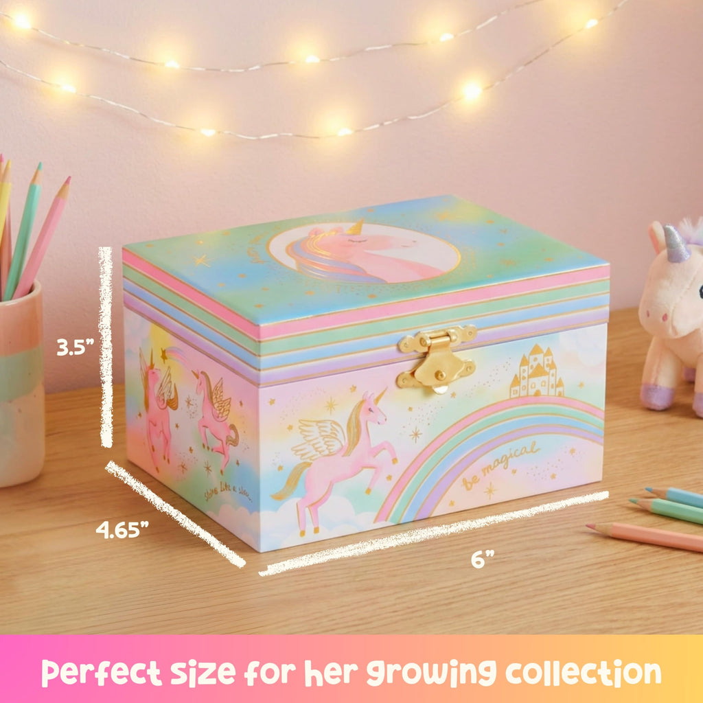 Giggle & Honey® Musical Unicorn Jewelry Box for Girls