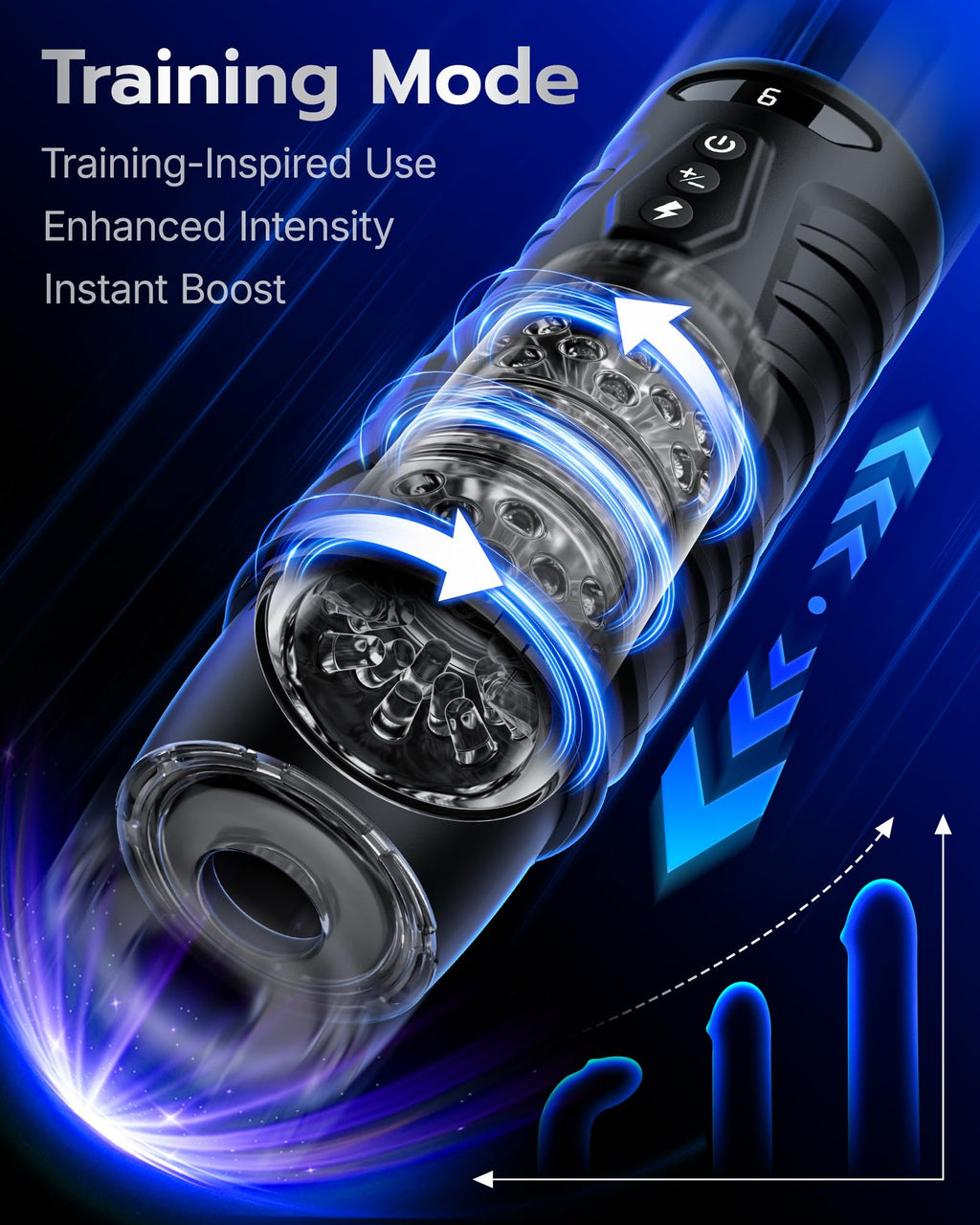 EINSEO Automatic Male Masturbator Sex Toys for Men AI Sync Pocket Pussy