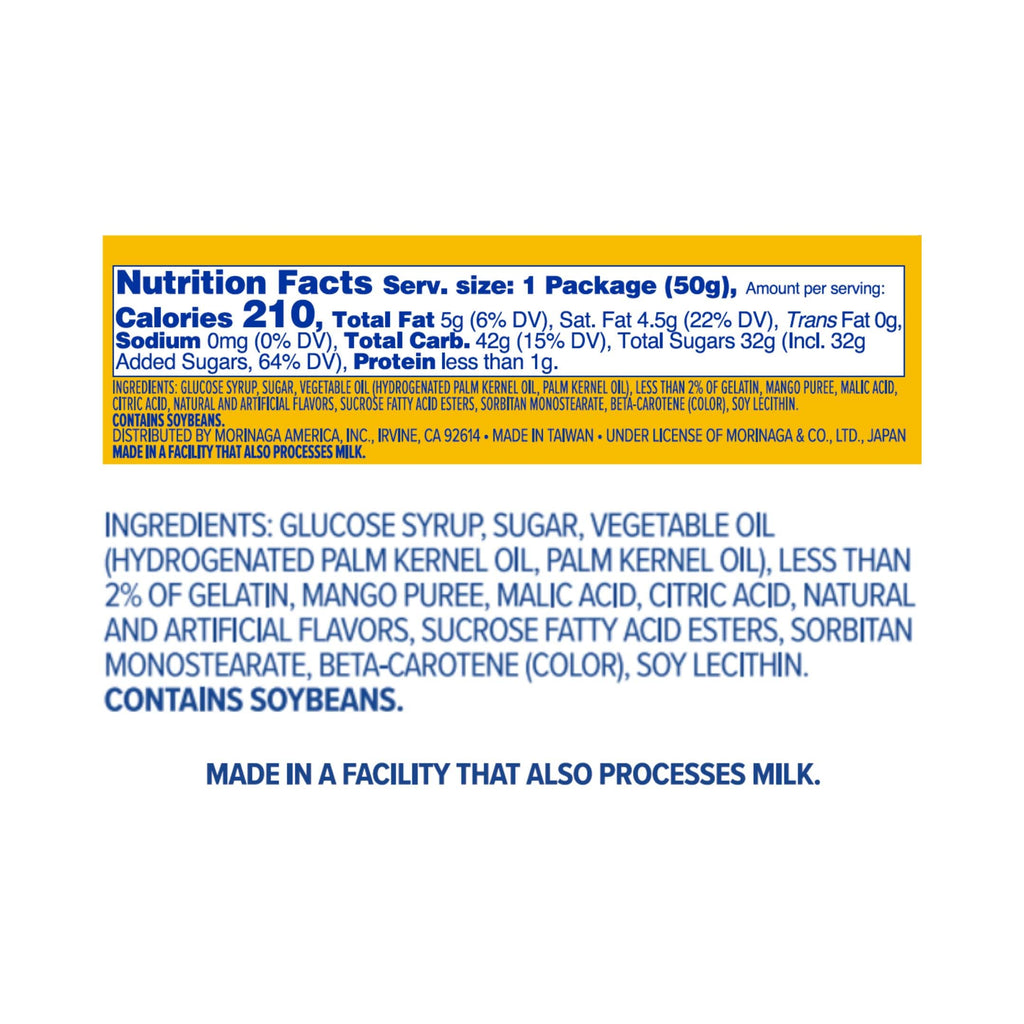 HI-CHEW Mango Sticks, 15-Pack, Unique Fun Soft & Chewy Taffy Candy, 1.76oz Each - Made with Immensely Juicy Fruity Flavors, Halloween Candy