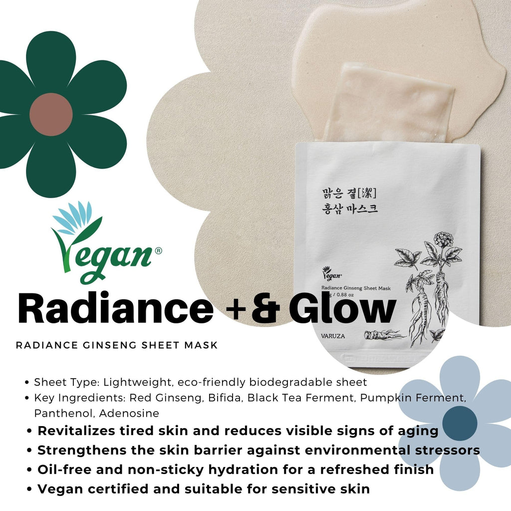 varuza Best Collection – Premium Vegan Korean Sheet Mask Set (12 Sheets) | Firming, Hydration & Glow | Clean Beauty, EWG & Vegan Certified