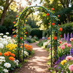Kelived Metal Garden Arch Trellis for Climbing Plants Outdoor, Garden Arbors and Arches, Wedding Arch Frame Archway, Christmas Party Decoration