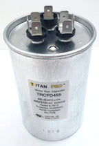 Titan PRO, 1 Count (Pack of 1), No Color Packard TRCFD455 45+5MFD 440/370V Round Run Capacitor Replaces PRCFD455