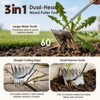 Weed Puller Tool, 2026 Upgraded Portable Manual Weeding Tools Gardening