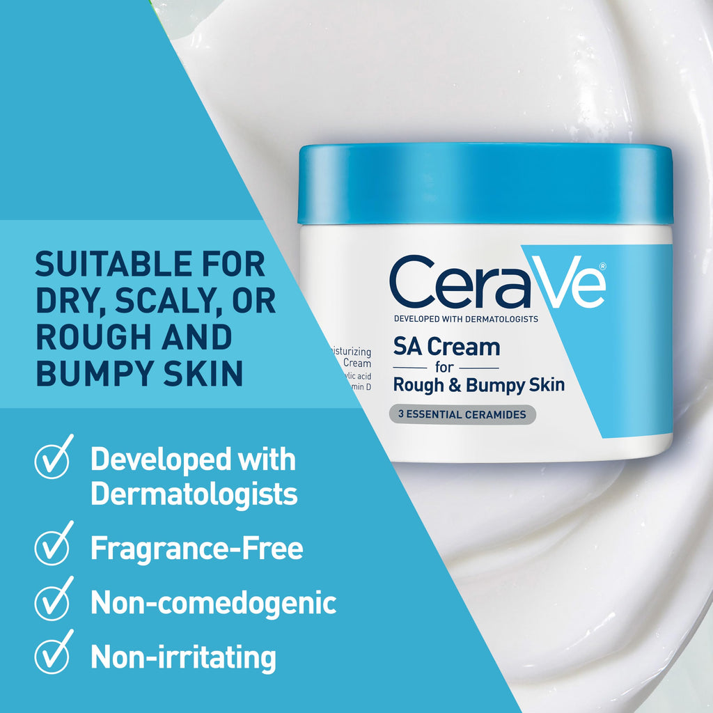 CeraVe SA Moisturizing Cream, Exfoliates and Softens Rough Skin, 16oz