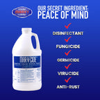 MAR-V-CIDE William Marvy Disinfectant Concentrate – 64 fl oz | EPA-Registered, Hospital-Grade Germicide for Salons, Barbershops Gyms & Homes| Anti-Rust Solution for Shears, Combs & Professional Tools