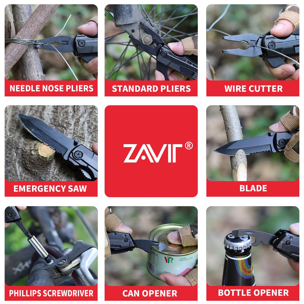 Gifts for Men Him Dad Husband, Multitool Knife, Mens Gifts for Christmas, Stocking Stuffers, Birthday Gift Ideas, Gadgets Gifts for Men Unique, Camping, Hunting