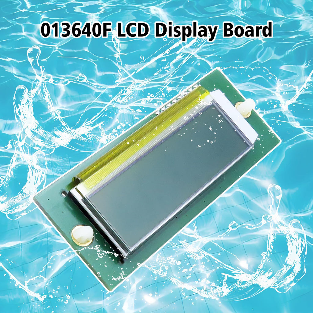 QIQIBABA 013640F LCD Display Screen Replacement for Raypak Heater | Control Panel & Pool Stat Kit | Compatible with Models 185B, 265B, 335B, 405B, 206A, 266A, 336A, 406A, 207A, 267A, 337A, 407A