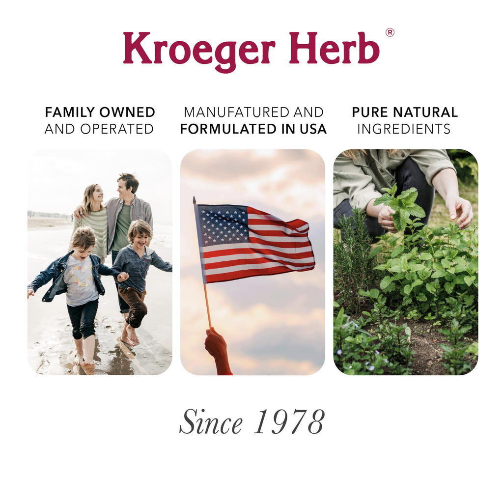 Kroeger Herb Products, Wormwood Herb Supplement Kit, Black Walnut, Clove, Quassia, Worm Wood Detox Cleanse - Capsules, Non-GMO, Gluten Free, No Preservatives or Fillers, Made in USA