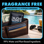 DUDE Wipes Double Deuce Unscented Travel Wipes - 2 Wipes per Pack (40 packs, 80 Count) - On-The-Go Adult Flushable Wipes for Sensitive Skin - Infused with Vitamin E and Aloe - Septic and Sewer Safe