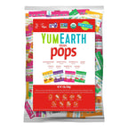 YumEarth Organic Pops Variety Pack, 250 Fruit Flavored Favorites Lollipops, Allergy Friendly, Gluten Free, Non-GMO, Vegan, No Artificial Dyes