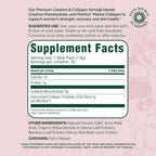 Vital Source Nutrition - Flexi - Creatine & Collagen Stick Packs - 5g Creatine Monohydrate + 1g MoriKol Collagen -Supports Strength, Recovery & Skin Health -20 Servings