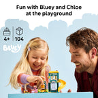 LEGO Bluey Playground Fun with Bluey and Chloe Sensory Building Blocks - Preschool Pretend Play & Learning Toys for Kids - 4 Year Old Girl & Boy Birthday Gifts - 11201