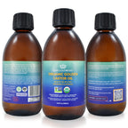 QUEEN OF THE THRONES Organic Golden Castor Oil | 100% Pure for Hair, Skin, Nails, Brows & Lashes | Hexane-Free | USDA Certified [8.4oz (250ml)]