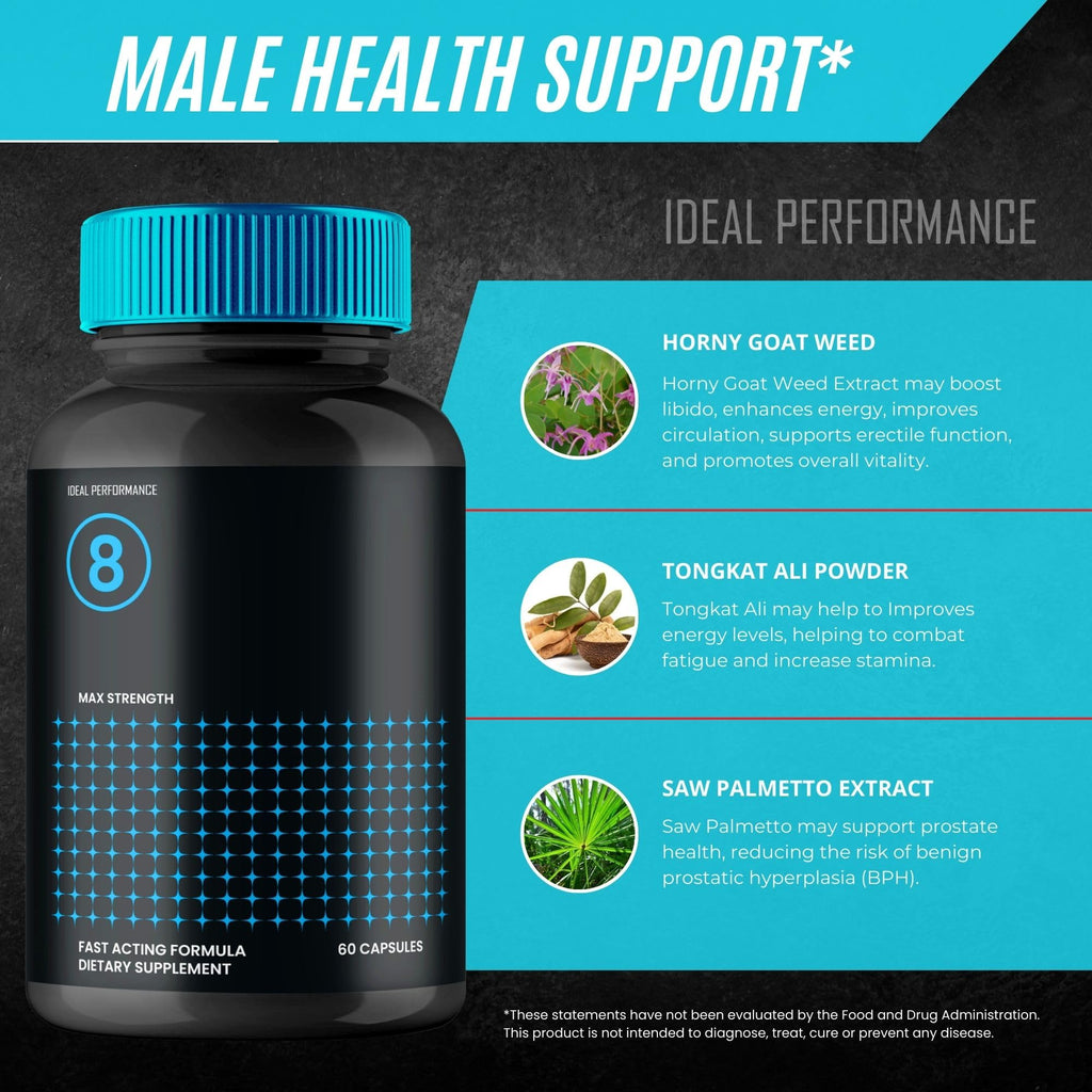 IDEAL PERFORMANCE (3 Pack) Performer 8 Pills (180 Capsules)