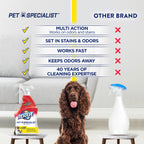 Resolve Pet Specialist Urine Destroyer Carpet Cleaner Spray – Urine Eliminator for Pet Stains & Odors Up to 7 Days Old, 22oz