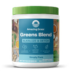 Amazing Grass Greens Blend Alkalize & Detox, Smoothie Mix, Cleanse with Super Greens & Beet Root Powder, Digestive Enzymes, Prebiotics & Probiotics, 30 Servings, 8.5 Ounce (Packaging May Vary)