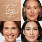 LAURA GELLER Baked Balance-n-Brighten Colour Correcting Powder Foundation (Medium) Buildable Light to Medium Coverage Baked Foundation, Demi-Matte Finish