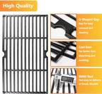 GRISUN Grill Grates for Pit Boss Austin XL, Rancher XL Wood Pellet Grills, Heavy Duty Cast Iron Grill Grids for Pit Boss 1000 Series Grills, 3 PCS