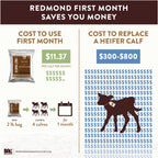 Redmond First Month - Calf Immune Stimulator and Scour Treatment - 10lbs