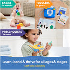 Ms. Rachel Official Spin Along Learning Wheel with 3 Learning Play Modes, Educational Toys & Toddler Toys for Girls & Boys Ages 1-3+