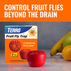 TERRO T590 Drain Insect Killer Foam 1-Pack - Indoor Infestation Treatment for Cockroaches, Drain Flies, House and Fruit Flies with Extension Tube Application
