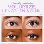 tarte tartelette tubing mascara – Lash Extensions in a Tube, Easy-to-Remove Eye Makeup, Clinically Proven to Volumize & Curl, 24Hr Smudge-Proof Longwear, Vegan & Cruelty-Free, full size, black