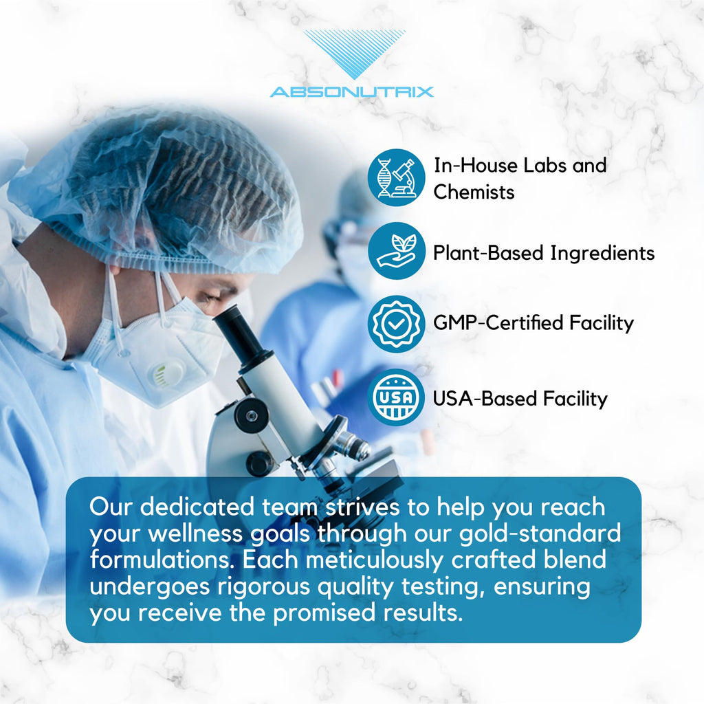 Absonutrix Nattokinase Supplement 490 mg, 4 Oz Liquid, 240 Servings-5000 Fu, Made in USA, Quick Absorption, Quality Potent Ingredients, Non-GMO, GMP Certified Facility, Cruelty-Free Products