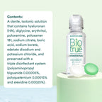 Biotrue Contact Lens Solution, Multi-Purpose Solution for Soft Contact Lenses, Lens Case Included, 2 FL OZ Travel Size