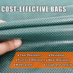 72 Gallon 6 Pack Leaf Bags Reusable for Lawn & Garden