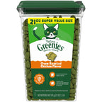 Greenies Feline Natural Dental Cat Treats, Roasted Chicken Flavor, 21 oz