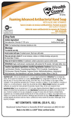 Health Guard Foaming Antibacterial Hand Soap #21352, for use with discontinued Member's Mark/Sam's Club/Ecolab soap dispenser, same formula as discontinued soap #915169, 4/1000 mL refill bags